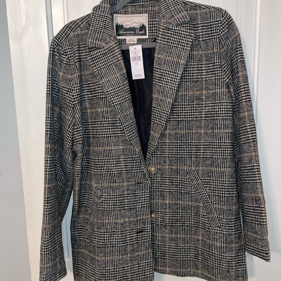 American Eagle Plaid Blazer - Picture 3 of 5